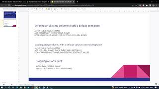 Part 4 Adding a default constraint in sql