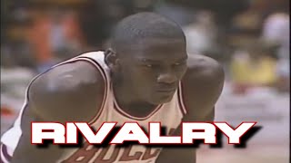 Michael Jordan vs Isiah Thomas - One of the craziest 1980's Bulls vs Pistons games! TONS OF DRAMA!