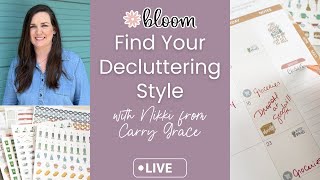 ✨ LIVE: Find Your Decluttering Style with Nikki from Carry Grace! ✨