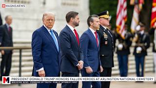 🇺🇸 President Donald Trump Honors Fallen Heroes at Arlington Memorial Day Ceremony [LIVE]