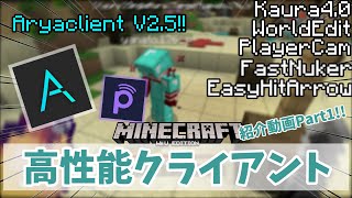 【マイクラWiiu】最強すぎる！？AryaClientの紹介動画part1#マインクラフト #minecraft #wiiu #マイクラwiiu #チート #client