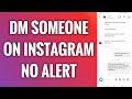 How To DM Someone On Instagram Without Alert