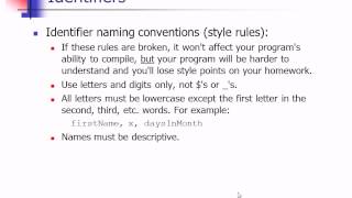 CIT1613 or CS151 Java Chapter 3 Part 1