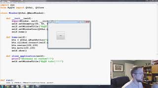 Button Functions PyQt with Python GUI Programming tutorial