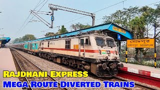 Mega Route Diverted Trains | Premium Trains in DDJ - NH | Rajdhani - Duronto - Darjeeling - Ajmer