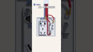 家用里平常用的五孔一开插座的接线方法