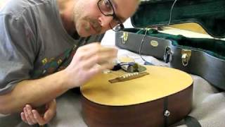 http://www.peterman.com.au peterman internal acoustic guitar piezo pickup DIY demonstration