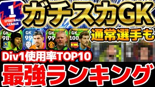 【必見】イーフトガチ勢が使うガチスカ最強GKランキング！まさかの通常選手がランクイン＆1位の使用率が異常値に？！【eFootball/イーフト2023アプリ】