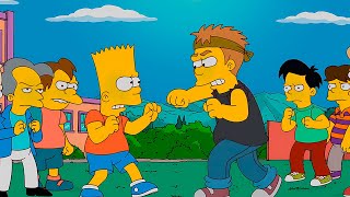 BART LUTOU NA ESCOLA COM UM GAROTO MAIS VELHO | OS SIMPSONS