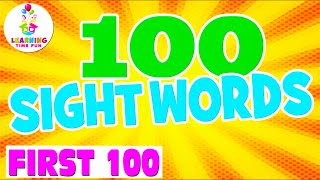 100 SIGHT WORDS for KIDS! | Learn Sight Words (Fry Words List)