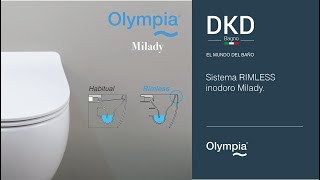 Bagno_DKD - Sistema Rimless Milady de Olympia Ceramica