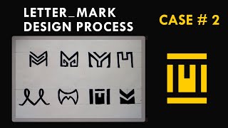 Letter Logo Design Process - Case Study 2
