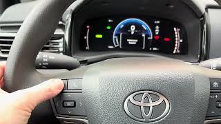 2025 Toyota Camry hybrid HEV maintenance reset.