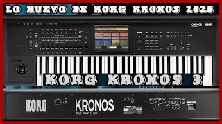 KORG KRONOS 3 INCREÍBLE NUEVAS FUNCIONES 2025