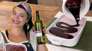 Coloque Vinho Tinto no Liquidificador e faça uma Sobremesa Fantástica! 🍷😯