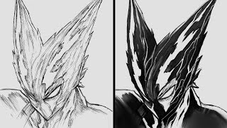 How to draw AWAKENED GAROU From ONE PUNCH MAN [Using Only ONE PEN]