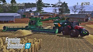 John Deere STS 9750 na Colheita de Cevada/Estância Ponte Funda/Farming Simulator 22 Ep 280