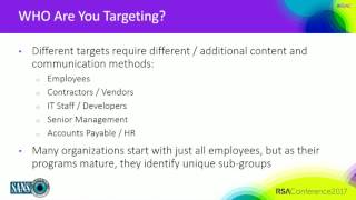 Building a Strategic Plan for Your Security Awareness Program