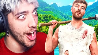 mrbeast sobrevive a una isla abandonada