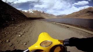 Tour de Himalayas on a 1962 Vespa Scooter GoPro