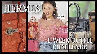 Hermes 1-week Outfit Challenge (Stylist/Model: Fumi Lee) #hermes1weekoutfit