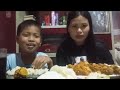 @NB Family official//chicken🐓 MUKBANG with my son🥒🥬🌰🌶🍅🍗