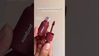 I’m shocked after swatching this peripera ink velevt tint-31 🫵🥵