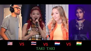 TAKI TAKI Cover by Aish vs Emma Heesters English DJ Snake - Taki Taki ft. Selena Gomez