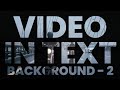 Video in Text Background using Html & CSS only | No Javascript