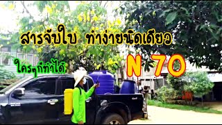 วิธีทำสารจับใบ  N70 : อีอูดออนไลน์ วิถีไทบ้าน