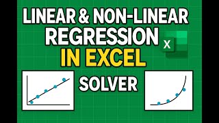 Linear & Non-Linear Regression in Excel | Excel Solver Tutorial with Examples - Part A