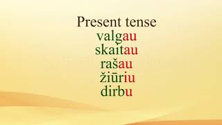 LITHUANIAN LESSON 90 - ASMENAVIMAS (AŠ) - Conjugation (first person)