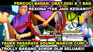 TAUKE PASARAYA SOUND MAKCIK DOREMON SOROK 1 TROLLY BARANG DALAM SELUAR, 1 BAG REXONA \