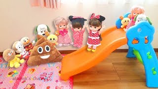 アンパンマン メルちゃん みんなで すべり台 あそび