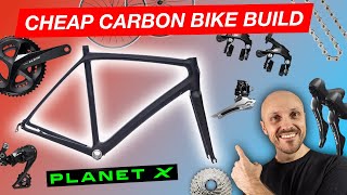 Cheap 'Auction House' Carbon Fibre bike frame - FULL BUILD