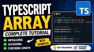 #7 🔥 TypeScript Arrays Explained in One Video #typescript #javascript #react