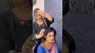 Bridal Muhurtham Hairstyle | Traditional | Trending | #hairstyle | #shorts | Kalpana Trends