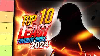 MY LEAST FAVORITE UNITS TO RELEASE IN 2024! WHO DID I HATE THE MOST? (Slime: Isekai Memories)