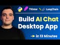 Build Your Own ChatGPT-like AI Desktop App in Python with TKInter & LangChain! (Step-by-Step Guide)