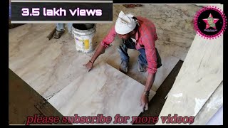 #MarblestonesRavi How to 800 × 800 mm Glazed vitrified tiles  install in India