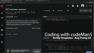 Codewars 8 kyu String Templates - Bug Fixing #5 Javascript