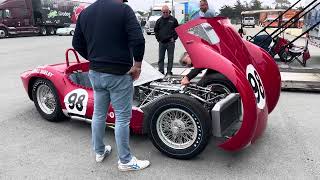 Maserati Birdcage starting and revving