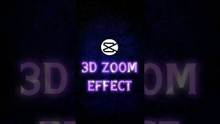3D ZOOM EFFECT TUTORIAL || IN CAPCUT || #viralshort #viral #tutorial