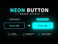 Modern Glow Button Animation | HTML & CSS