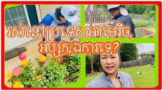 តើរស់នៅប្រទេសអាមេរិច, អប្សុក, ឯការទេ?| Khmer USA vlog| Khmer vlog 2021|