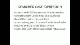 SQL tutorial: CASE - Simple Case Expression in Oracle Database