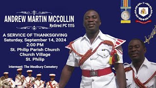 A Service of Celebration for the life of Andrew McCollin
