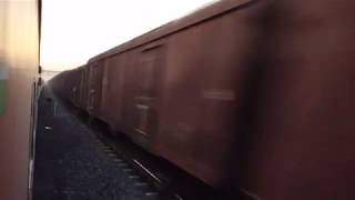 INSULT OF SUPERFAST TRAIN | SARVODAYA EXPRESS LOOPED FOR CROSSING WITH FREIGHT TRAIN