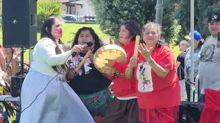 ADB: Pomo Dancers.  Sharing Strawberries. Listen To Why Please.🍓