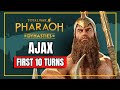 ⚔️ AJAX First Look ⚔️ Total War PHARAOH Dynasties Gameplay Boeotians Aegean Campaign Guide Review